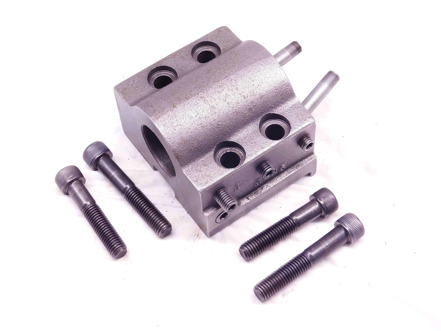 1 1/2 ID Boring BAR Lathe Turret Tool Holder Block 35mm X 75mm Bolt Hole Pattern - DM0809BY4