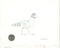 Watership Down 1978 Production Animation Cel Drawing of Kehaar with Linda Jones Seal and Certificate of Authenticity 007-012