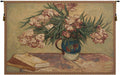 Charlotte Home Furnishings Inc. Oleanders And Books Italian Tapestry Wall Hanging 38 X 54 Inch Viscose Cotton And Polyester Blend Wall Art Perfect For Home Decor And Wall Decor By Vincent Van Gogh