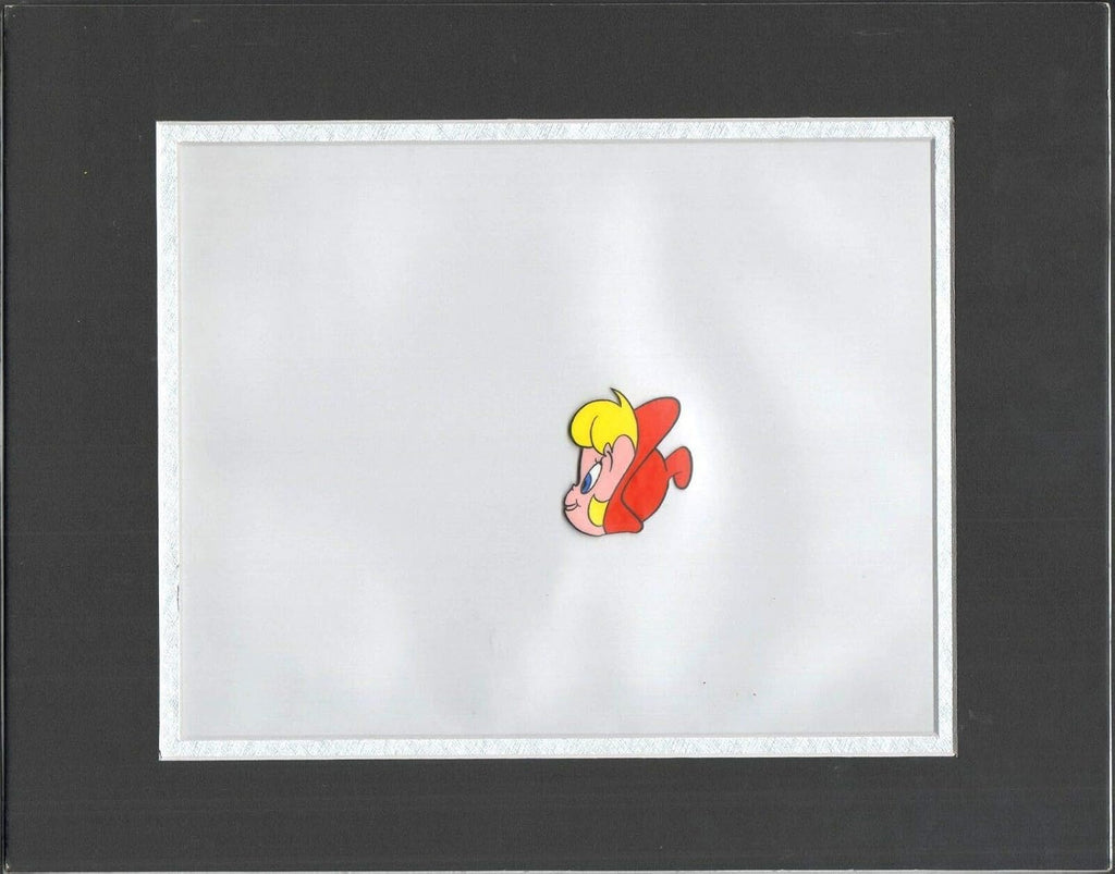 Casper Wendy the Good Little Witch Animation Cel and Non Matching Drawing 1963 Harvey h1