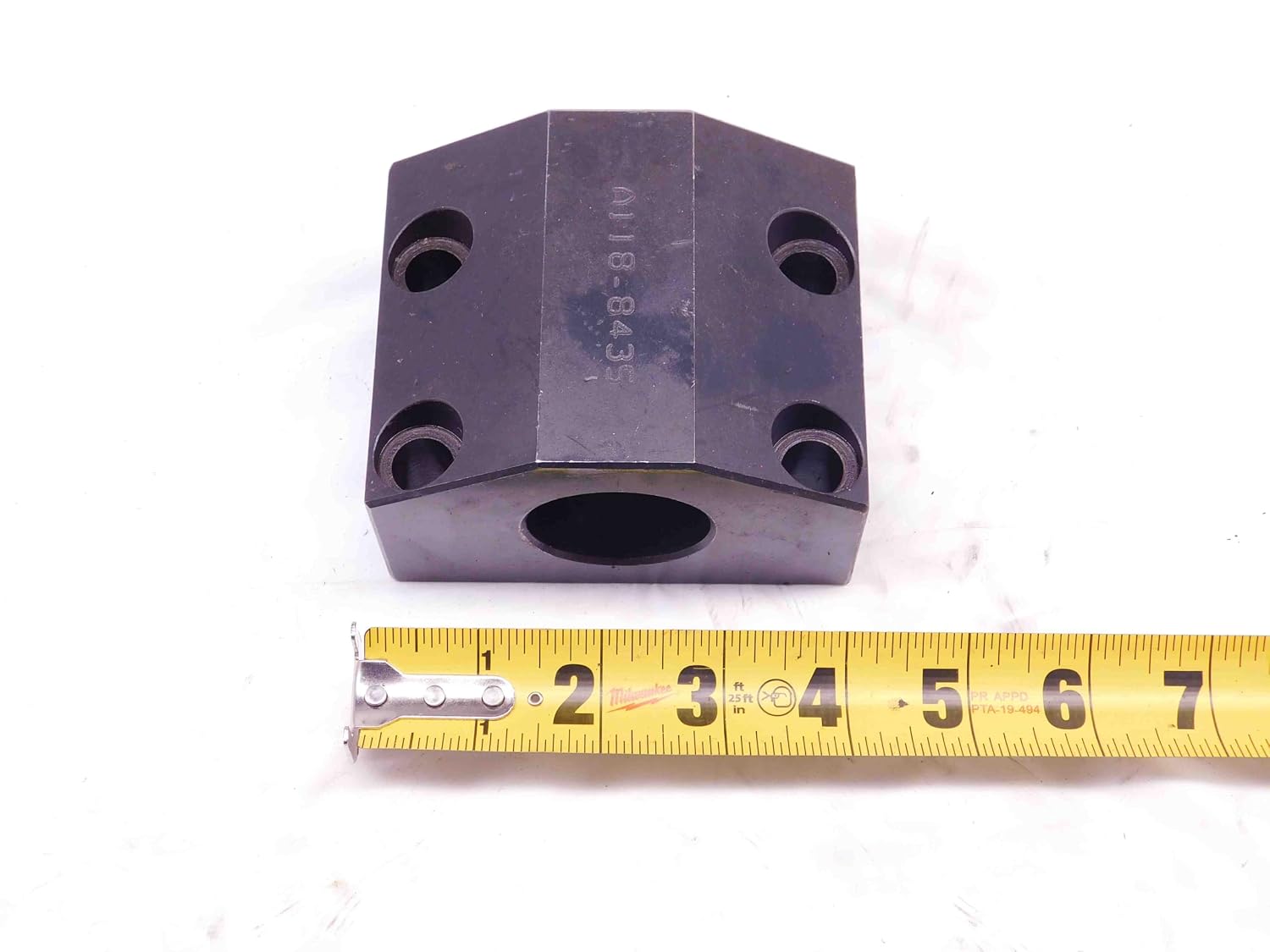 1 1/2 ID Boring BAR Lathe Turret Tool Holder Block 45mm X 80mm Bolt Hole Pattern - DM0792BY4