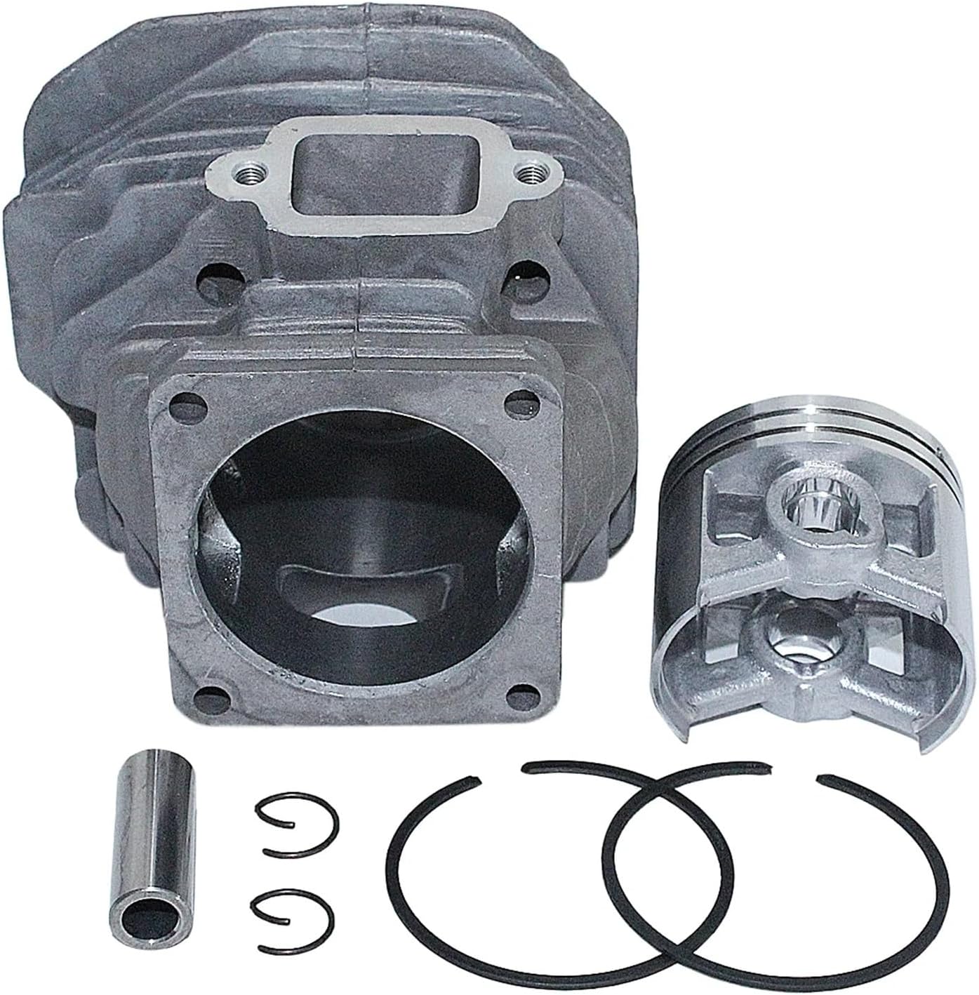50mm Cylinder Piston Carb Repair Kit For MS440 044 MS 440 Chainsaw Bar Stud Nut Decompression 1128 020 1227 Part