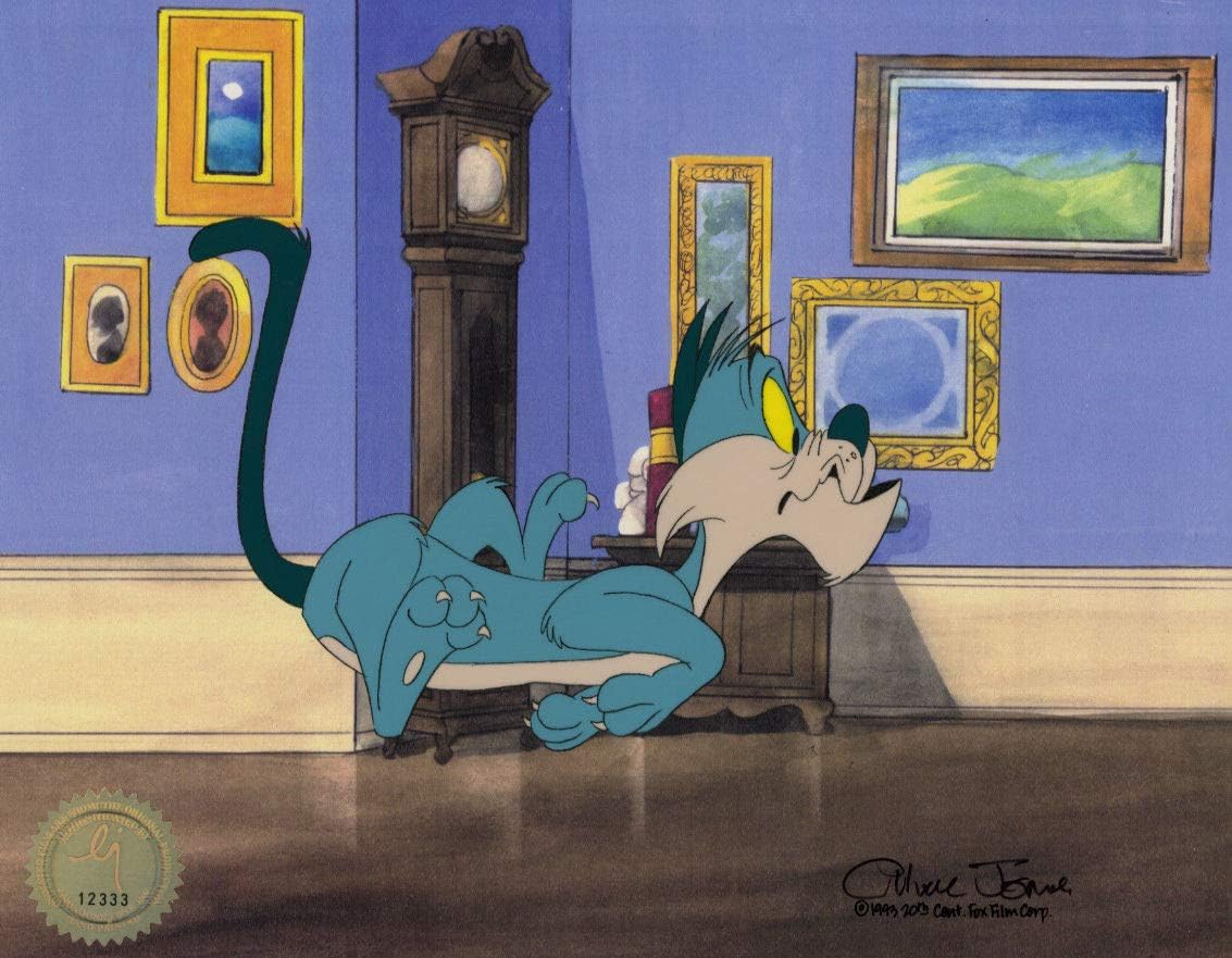 Mrs Doubtfire Original Production Animation Cel of Grunge Signed by Chuck Jones from 1993 with Coa and Seal