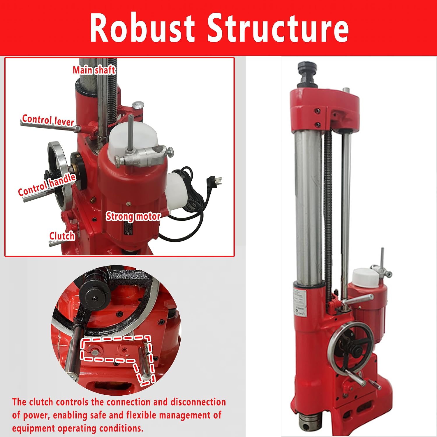 T8016A Cylinder Boring Machine for Automotive & Motorcycle Engines 220V Single-Phase High Precision Engine Cylinder Repair Machine with 80-165mm Boring Range with Heavy Duty Cutting Capacity
