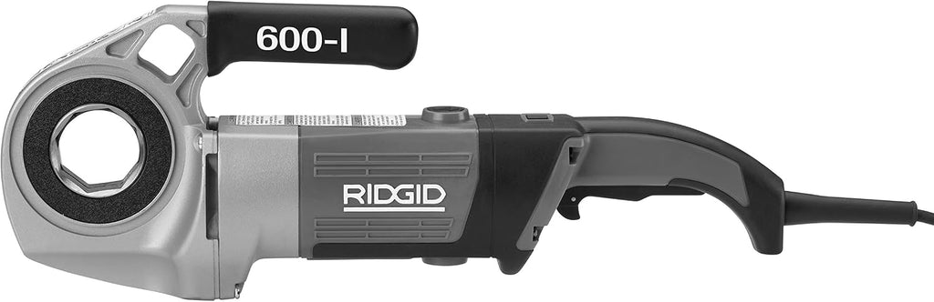 RIDGID 44918 Model 600-I Hand-Held Power Drive Kit, Pipe Threading Machine and 1/2-Inch to 1 1/4-Inch 11-R NPT Pipe Threading Die Heads with Carrying Case