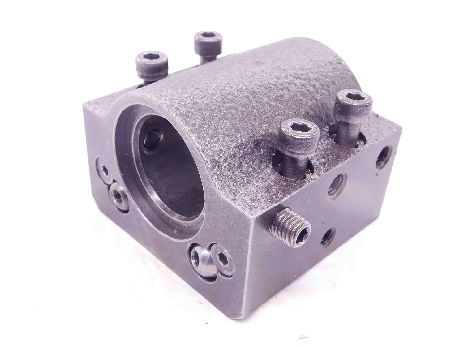 Boring BAR Lathe Turret Tool Holder Block 1 1/2 ID 30mm X 75mm Bolt Hole Pattern - EA1422BX5
