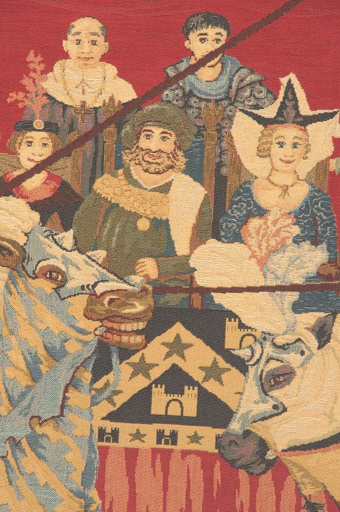 Charlotte Home Furnishings Tapestry Wall Hanging for Bedroom Aesthetic 18X27 in Medieval Room Art Tapestry Home Wall Decor Colorful Boho Tapestry Thick Cotton Fabric Jacquard Woven Artisan Chic