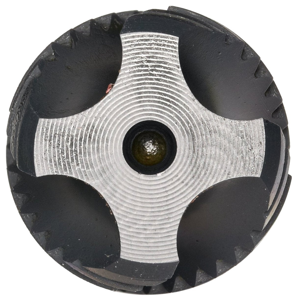 Dormer E043 Powdered Metal Pipe Tap, Spiral Flute, BSP, Black Oxide Finish, Round Shank with Square End, Modified Bottoming Chamfer, 1/4'-19 Thread Size