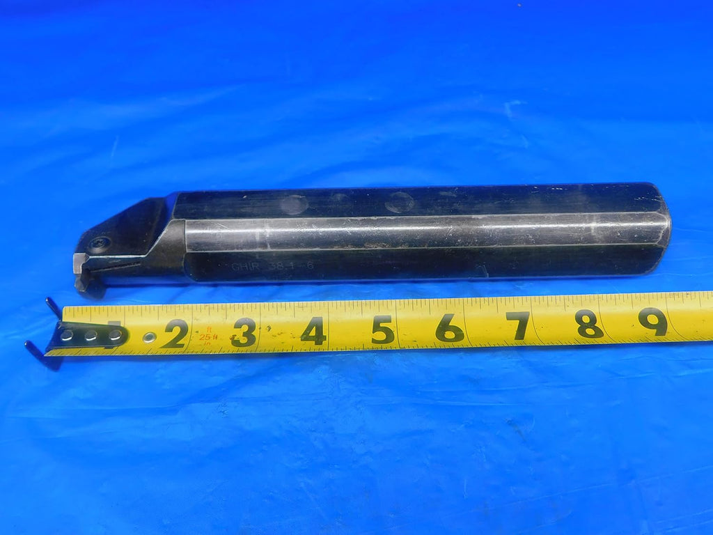 ISCAR ? 1 1/2 Shank Dia GHIR 38.1-6 9' OAL INDEXABLE Boring BAR 1.5 Grooving - TH0388AE3
