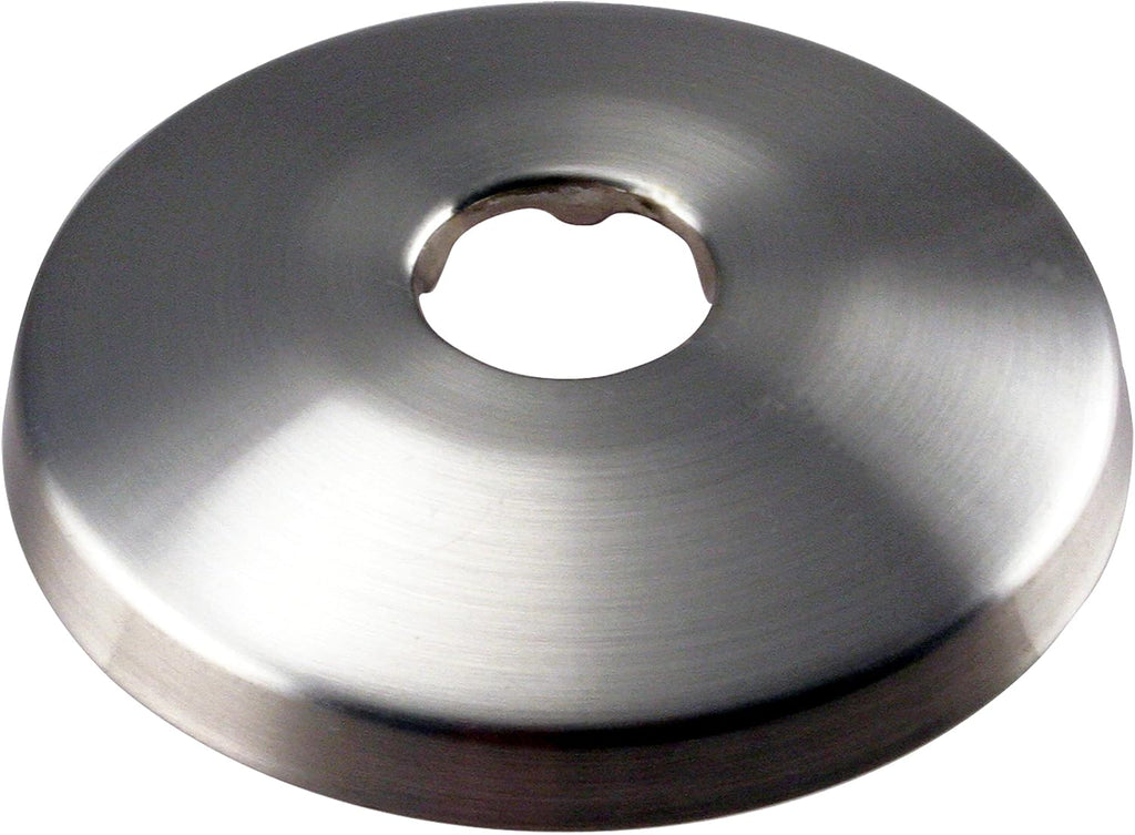 Westbrass R128-2-100-07 1/2' (5/8' OD) Sure Grip Low Pattern Flange for Copper Pipe (100-Pack of 2-Packs), Satin Nickel