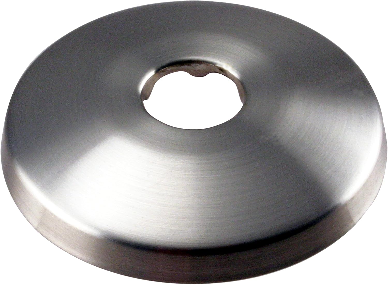 Westbrass R128-2-100-07 1/2' (5/8' OD) Sure Grip Low Pattern Flange for Copper Pipe (100-Pack of 2-Packs), Satin Nickel