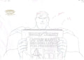 Justice League Unlimited Superman Production Animation Cel Drawing from Warner Brothers 044