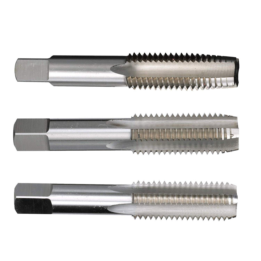 Drill America 7/8'-11 High Speed Steel British Standard Fine Tap Set, DWT Series