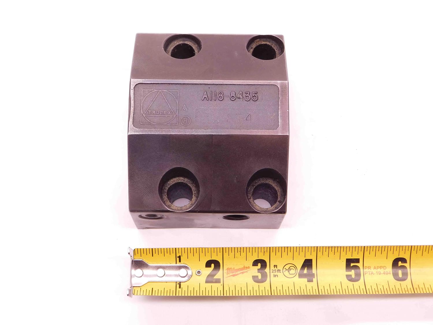 TRUDEX 1 1/2 I.D. Lathe Boring BAR Turret 45mm X 80mm Bolt Pattern A118-8435 - BR10126BW5