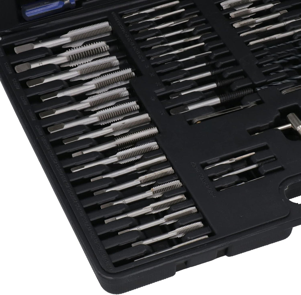 AB Tools 115pc Metric MM + Imperial UNF UNC Pipe Thread Tap and Die Rethreader Set
