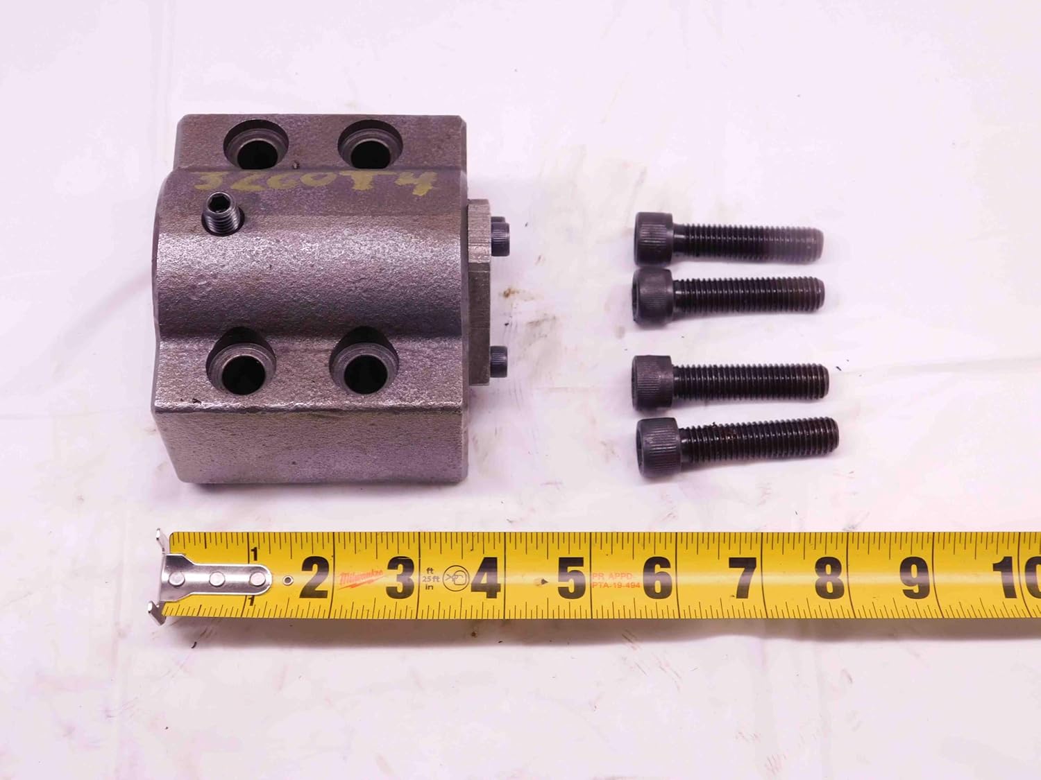 1 1/2 ID Boring BAR Lathe Turret Tool Holder Block 35mm X 75mm Bolt Hole Pattern - DM0793BY4