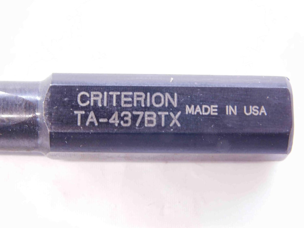Criterion 1/2 Shank Dia TA-437BTX INDEXABLE Boring BAR .5 7/16 BORE Dia USA - DCT-NS2394