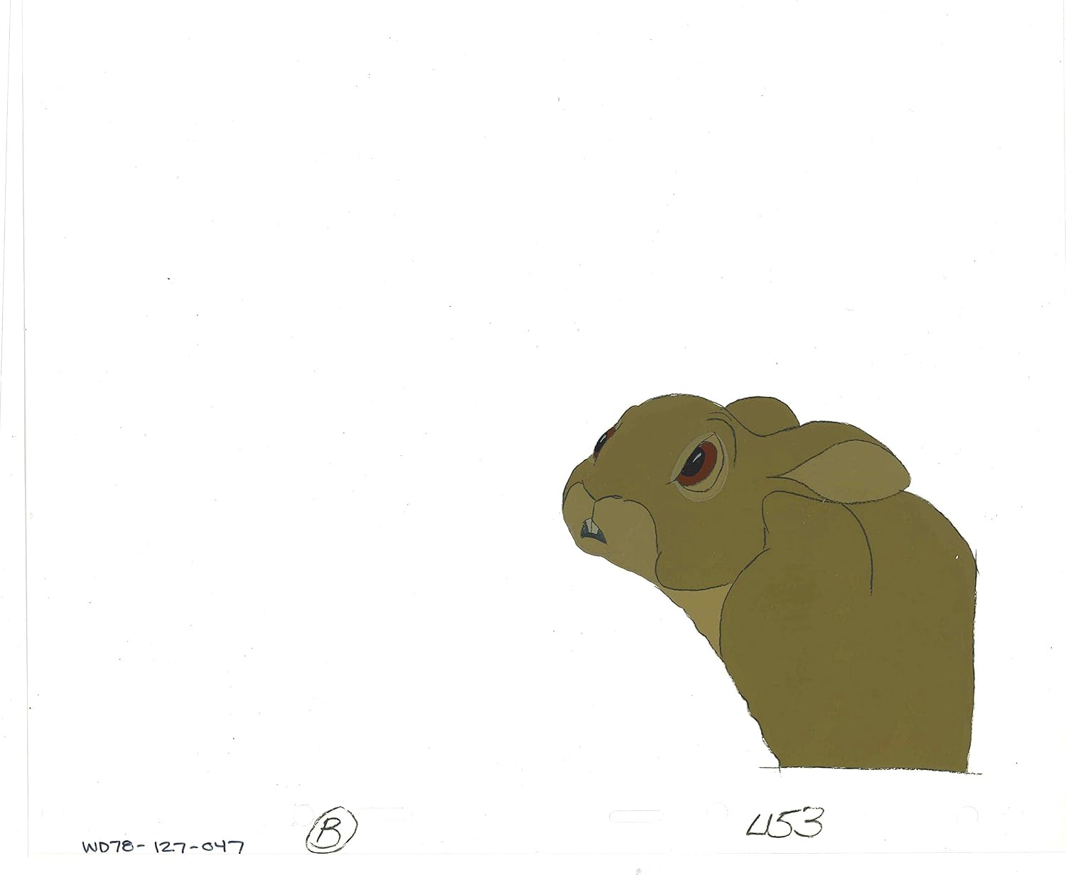 Watership Down 1978 Original Production Animation Cel with LJE Seal and COA 27-47