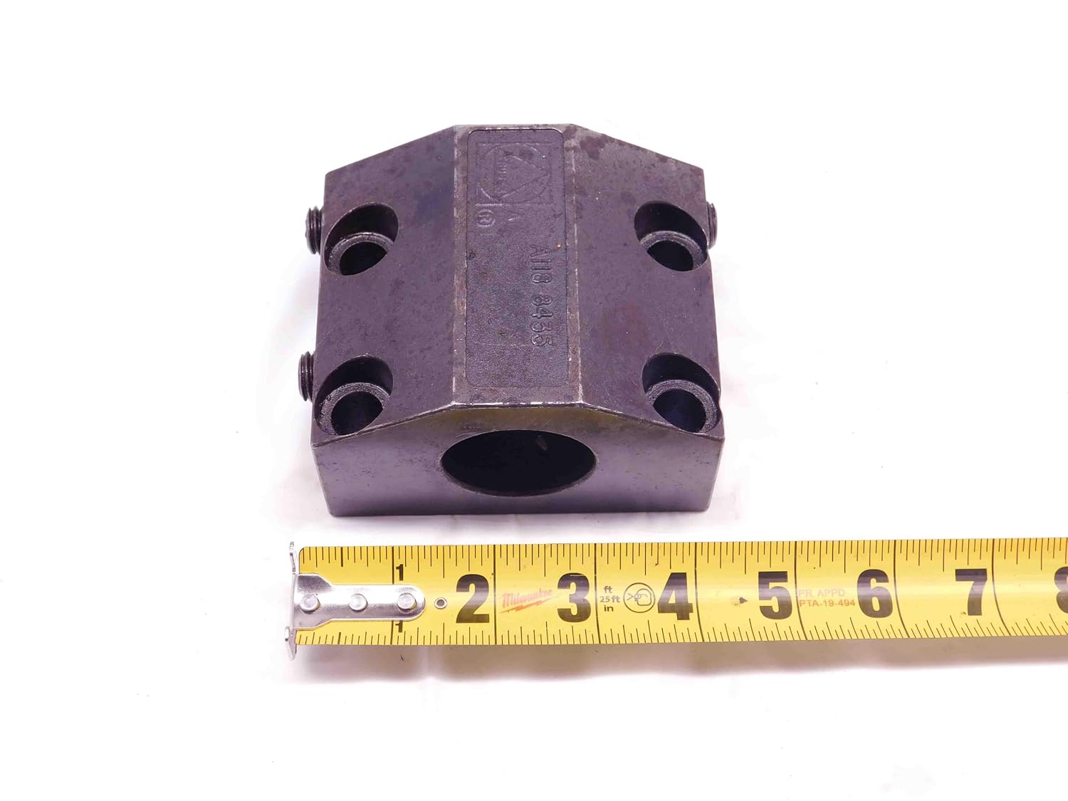 TRUDEX1 1/2 ID Boring BAR Turret Tool Holder Block 45mm X 80mm Bolt Hole Pattern - DM0801BY4