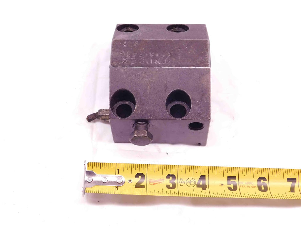 TRUDEX 1 1/2 ID Boring BAR Turret Tool Holder Block 45mm X 80mm Bolt Pattern - DM0802BY4