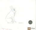 Watership Down 1978 Production Animation Cel Drawing with Linda Jones Enterprise Certificate of Authenticity 003-3