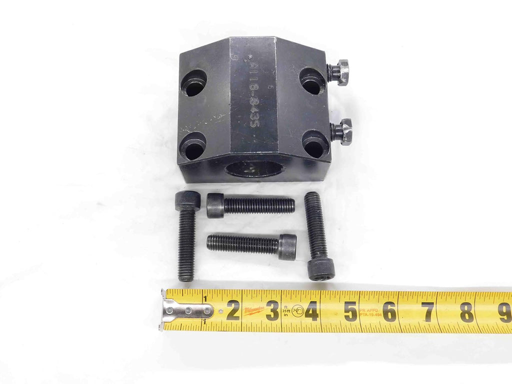 1 1/2 ID Boring BAR Turret Tool Block 45mm X 80mm Bolt Hole Pattern A118-8435 - DM1731AJ5