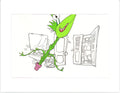 Little Shop of Horrors Junior Monster from Marvel Original Production Animation Cel 1991 b5601
