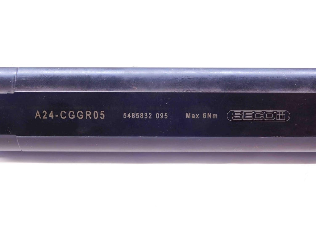 SECO 1 1/2 Dia A24-CGGR05 COOLANT INDEXABLE Boring BAR LC..1605.. Inserts 1.5 - NS2750BU5