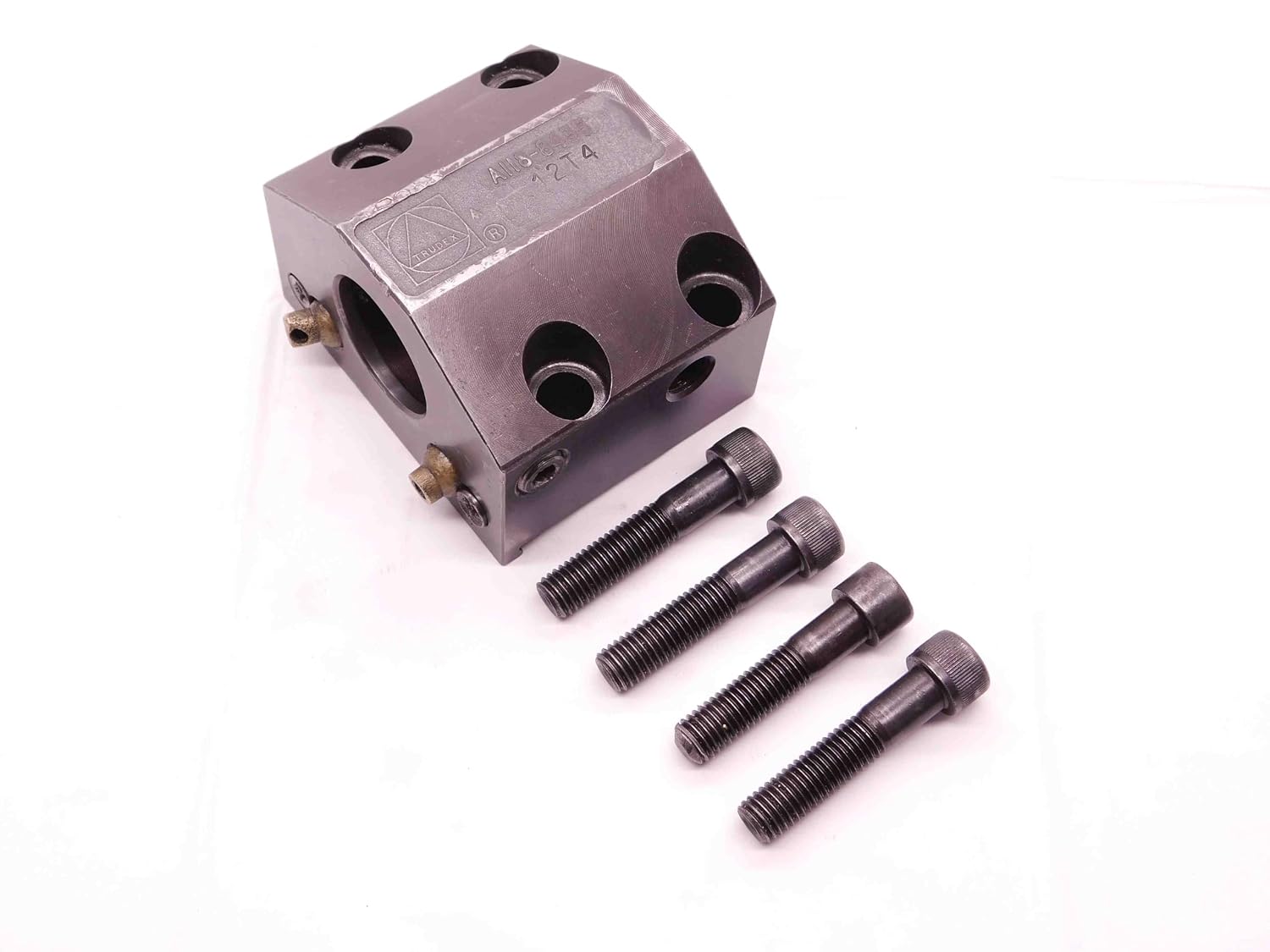 TRUDEX 1 1/2 I.D. Lathe Boring BAR Turret 45mm X 80mm Bolt Pattern A118-8435 - BR10128BW5