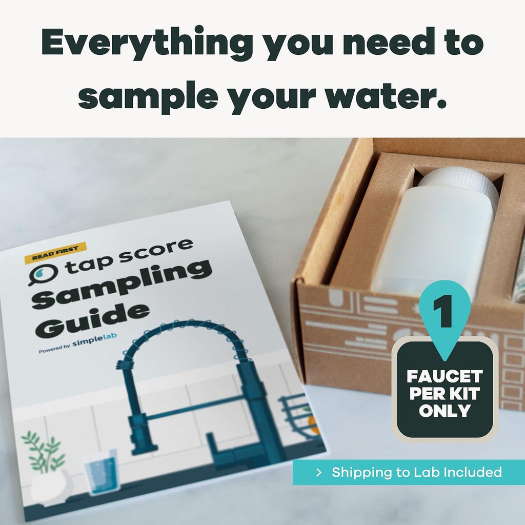 Tap Score Radon in Water Test Kit | Well or City | Full Report | EPA Certified Drinking Water Labs | #1 Best Home Water Test 2021-24 NYT Wirecutter | 100% Unbiased