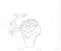 Tazmanian Devil Taz Commercial Production Animation Cel Drawing 2 Lot Wb Looney Toons Bg-1