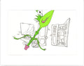 Little Shop of Horrors Junior Monster from Marvel Original Production Animation Cel 1991 b5599
