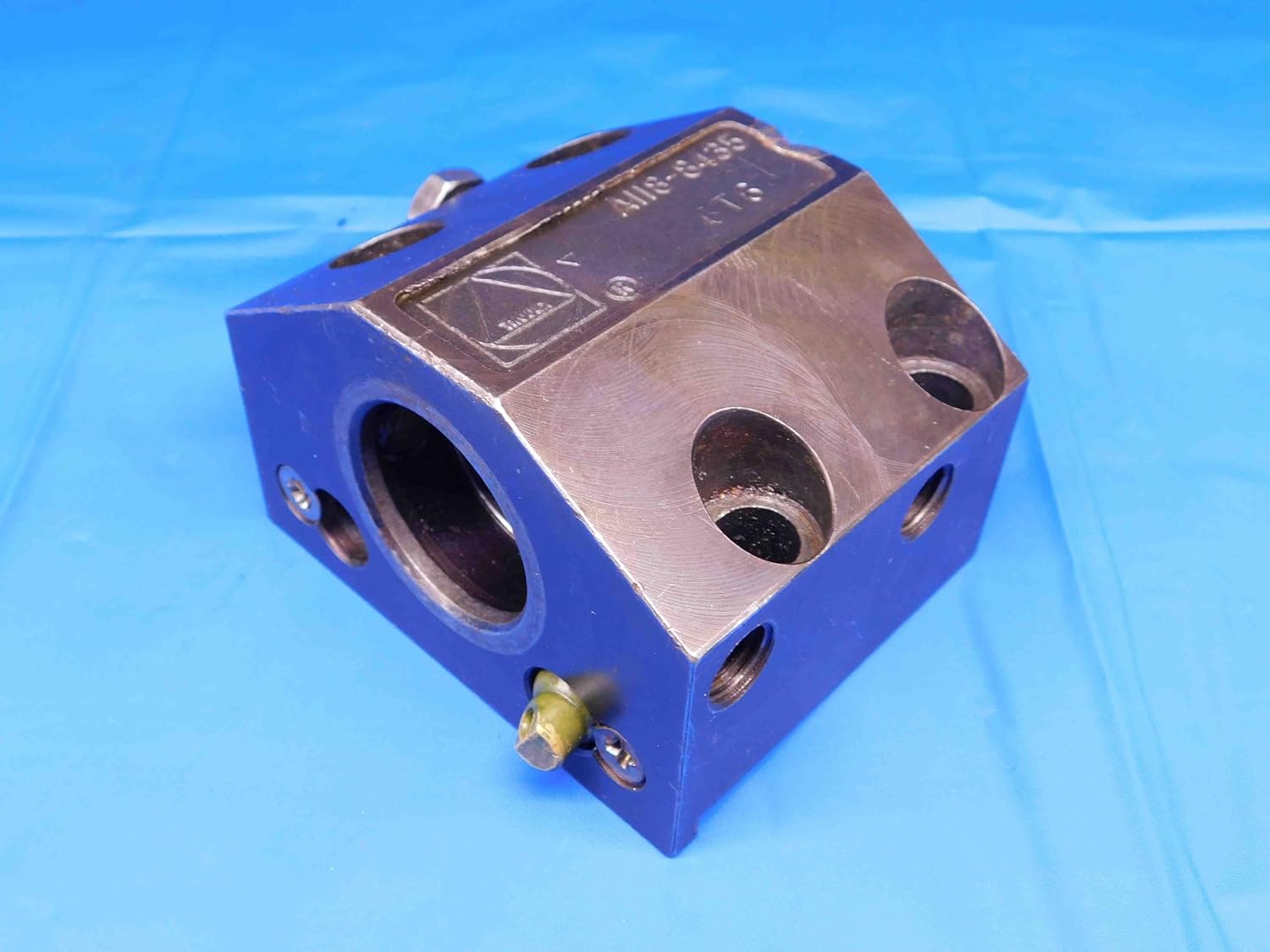 M & J Tooling LLC TRUDEX 1 1/2 ID Boring BAR Lathe Turret Tool Holder Block 45mmX80mm Bolt Pattern - BR5349BA4