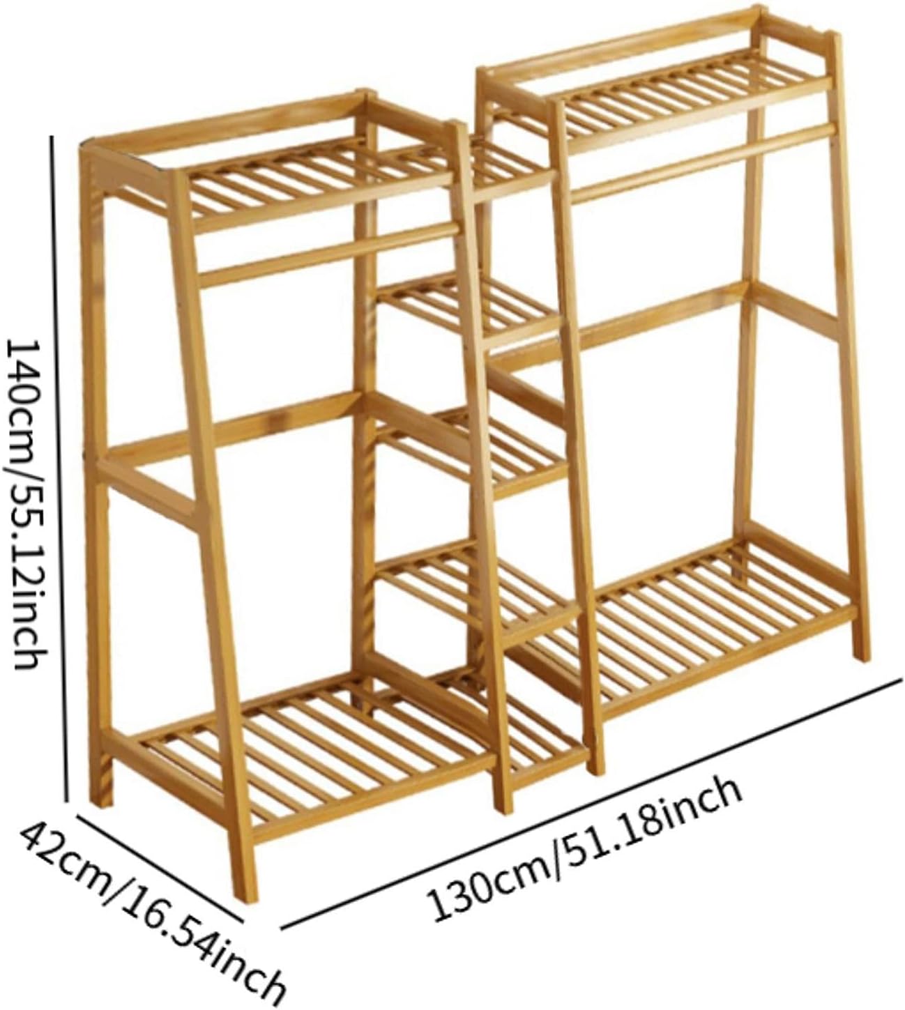 Yajuyi Clothing Rack with Bottom Storage Shelf Portable Heavy Duty for Hanging Clothes Clothes Rail for Hallway Dresses Sweaters