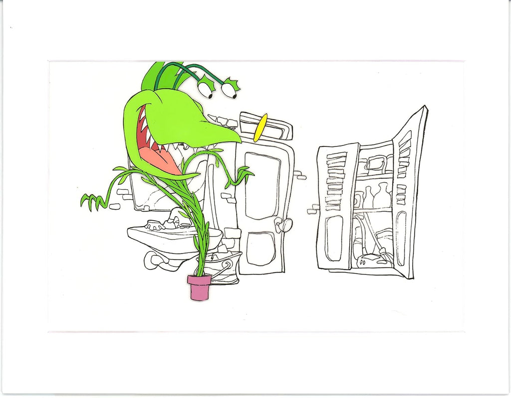 Little Shop of Horrors Junior Monster from Marvel Original Production Animation Cel 1991 b5587