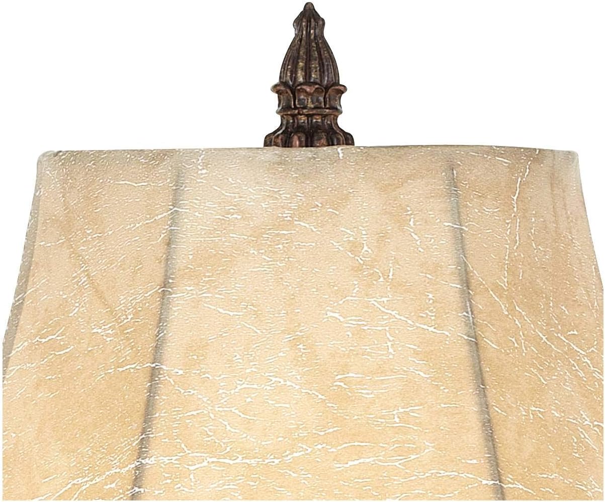 Barnes and Ivy Rosslyn Rustic French Country Swing Arm Wall Lamps Set of 2 Bronze Plug-in Light Fixture Faux Leather Bell Shade for Cottage Core Bedroom Bedside House Reading Living Room Home Dining