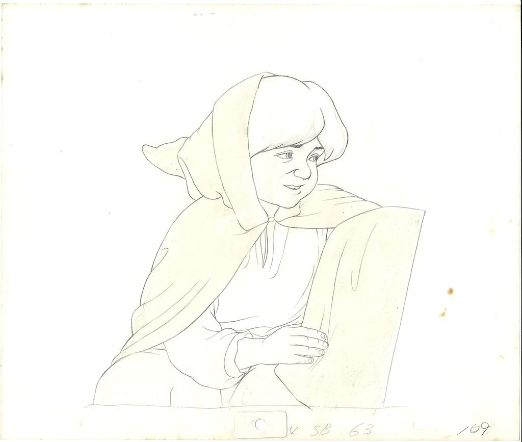 Lord of the Rings Ralph Bakshi 1978 Frodo Baggins And Samwise Gamgee Production Animation Cel And Drawings Tolkien