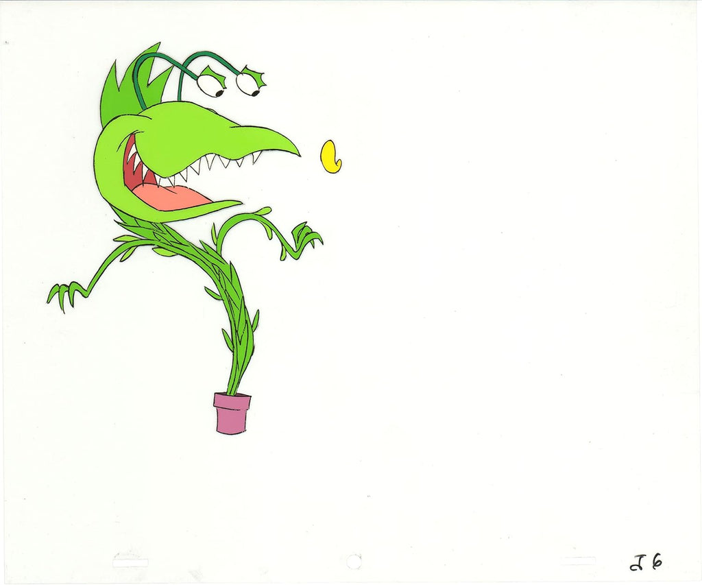 Little Shop of Horrors Junior Monster from Marvel Original Production Animation Cel 1991 b5588