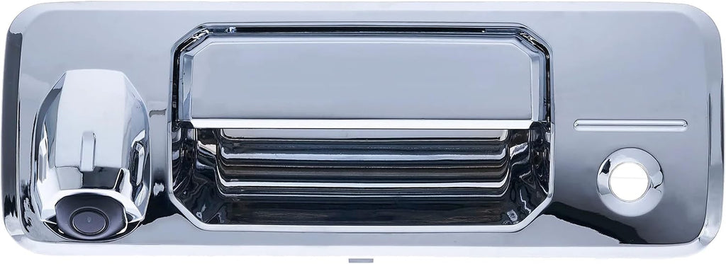 Master Tailgaters Chrome Tailgate Handle with Backup Camera Replacement for Toyota Tundra (2014-2024), Tacoma (2016-2024) | IP68 Waterproof | Parking Grid Lines Available | Easy to Install
