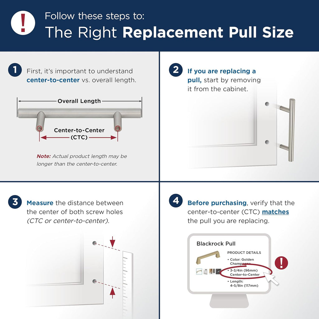Amerock Hybridize 3-3/4 inch (96mm) Center-to-Center Champagne Bronze Cabinet Pull - 25 Pack