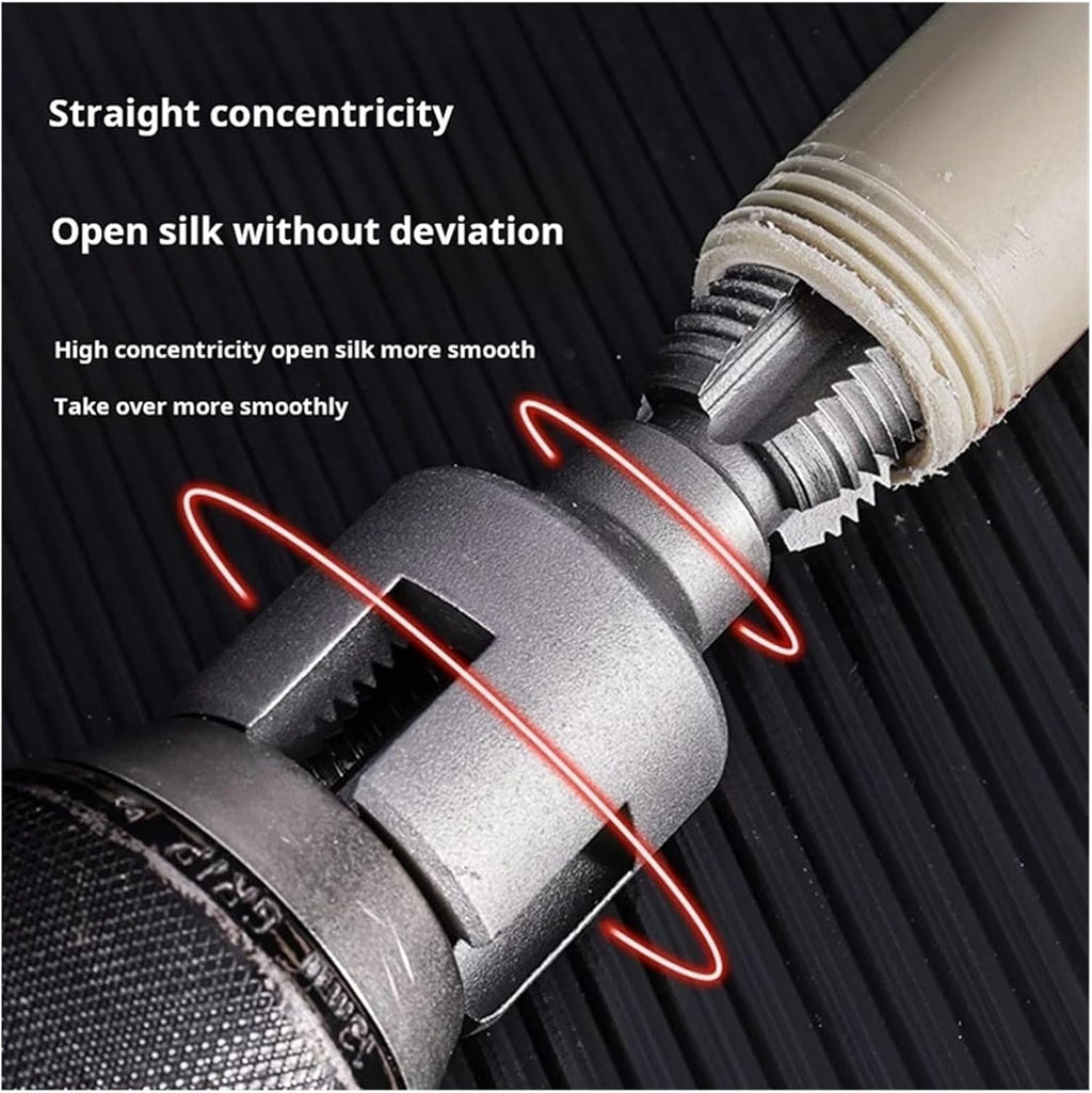 Four-to-six-Point Water Pipes are Universal Thread Cutting Tools Water Pipe Tap and Die Set Plumbing Tools Hand Tool for Pipes, Faucets(DN20)