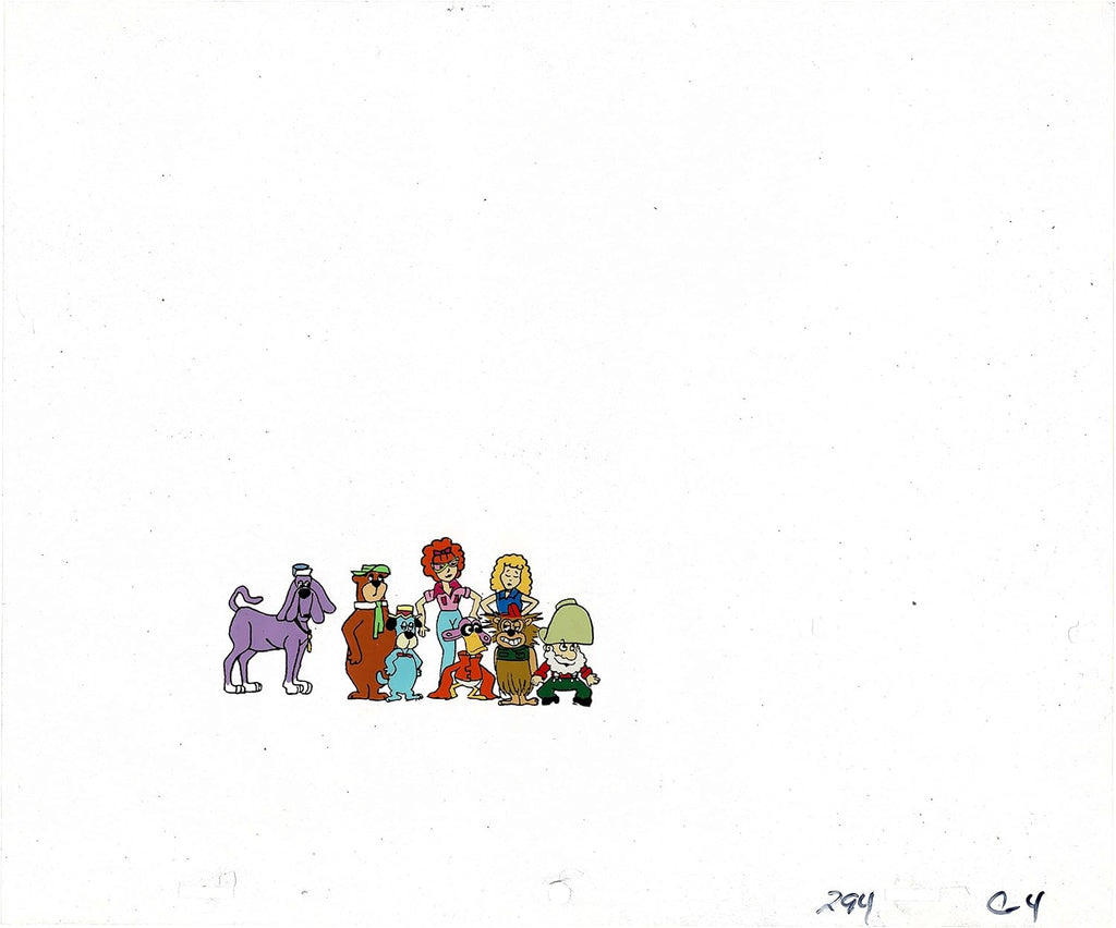 Yogi's Galaxy Goof-ups Production Animation Cel and Drawing from Hanna Barbera 1978 4