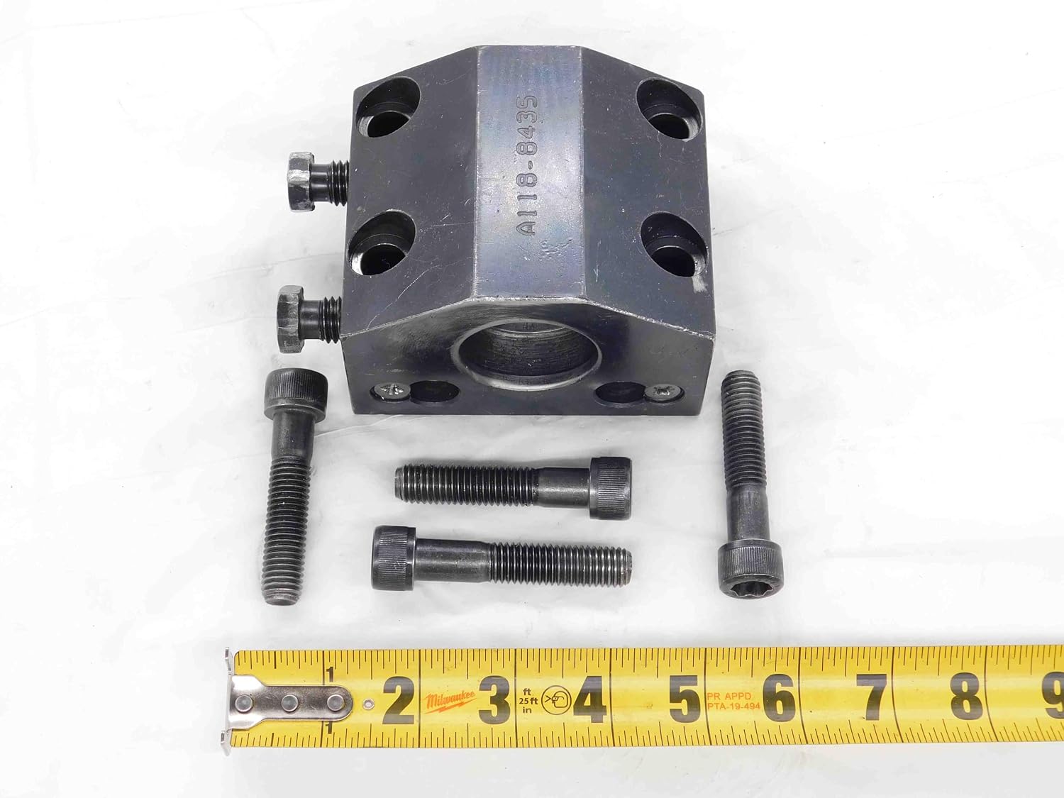 1 1/2 ID Boring BAR Turret Tool Block 45mm X 80mm Bolt Hole Pattern A118-8435 - DM1741AJ5