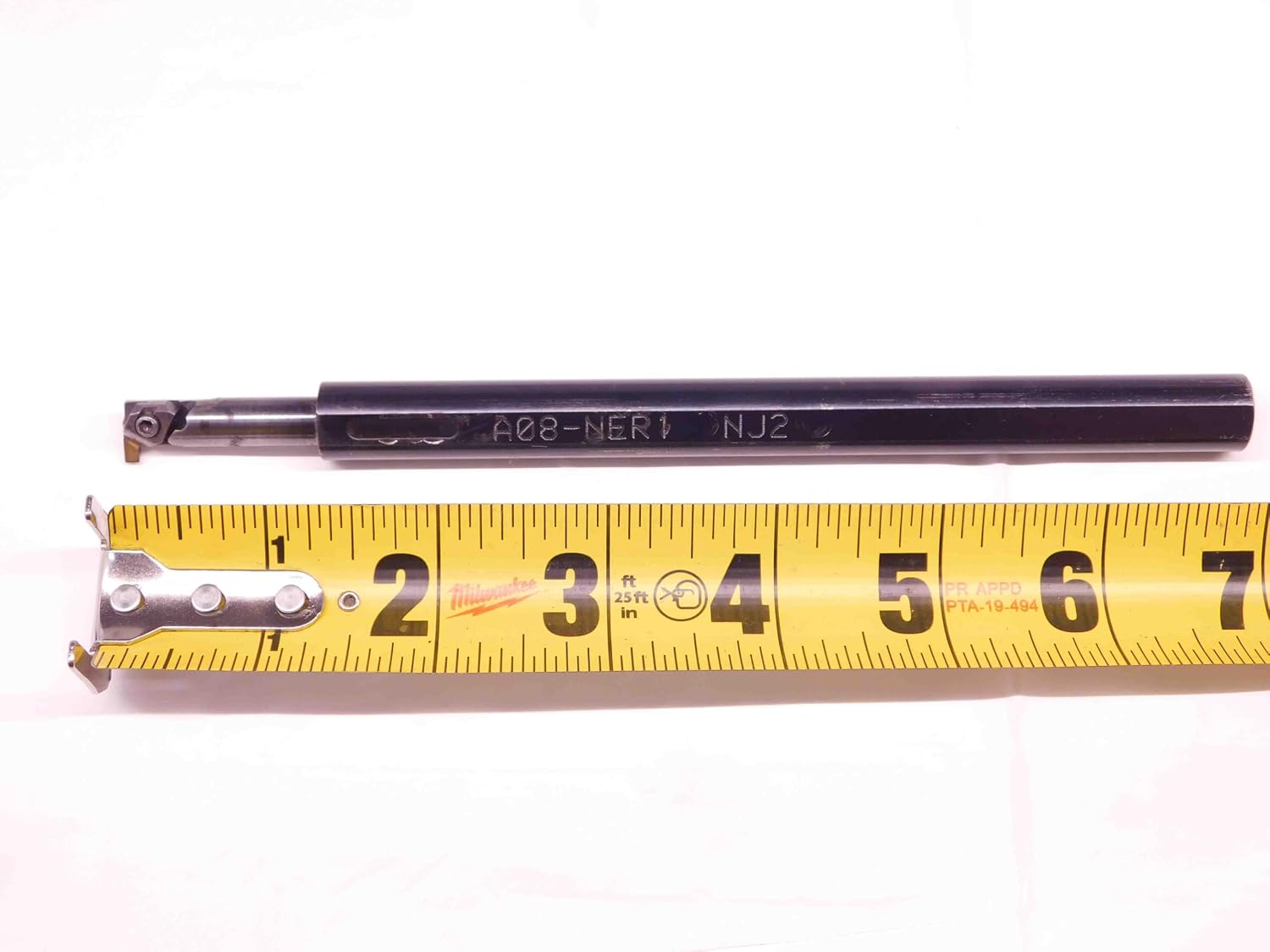 KENNAMETAL 1/2 Shank Dia A08-NER1 7 1/8 OAL COOLANT Thru INDEXABLE Boring BAR .5 - BR9453BT4