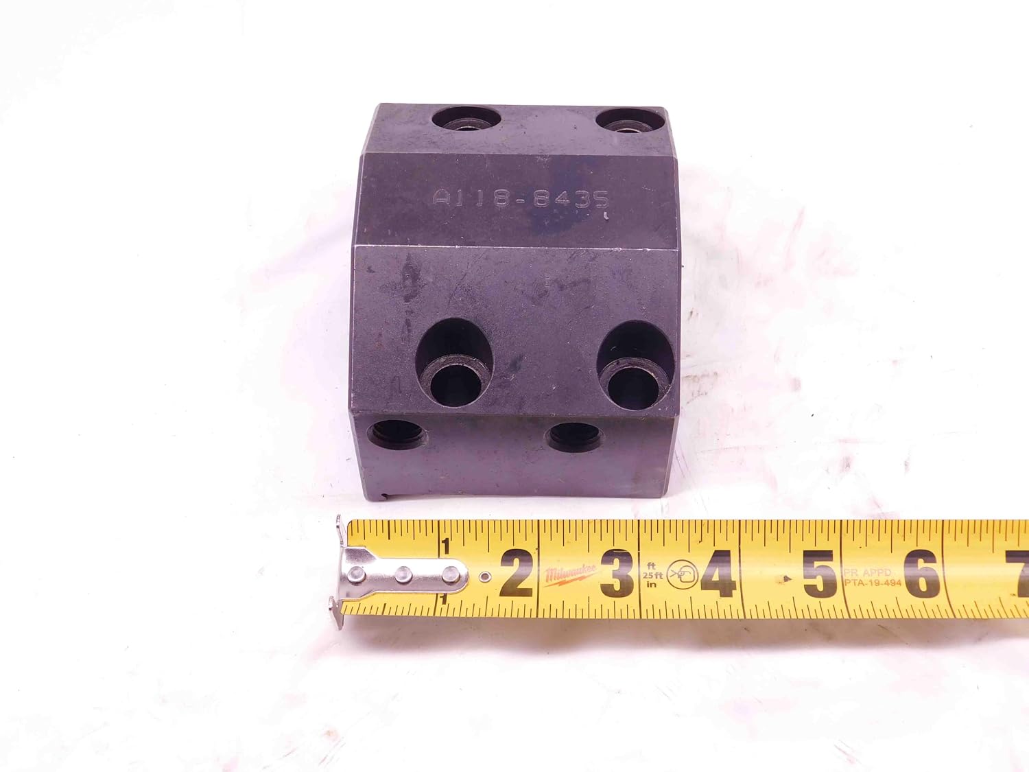 1 1/2 ID Boring BAR Lathe Turret Tool Holder Block 45mm X 80mm Bolt Hole Pattern - DM0792BY4