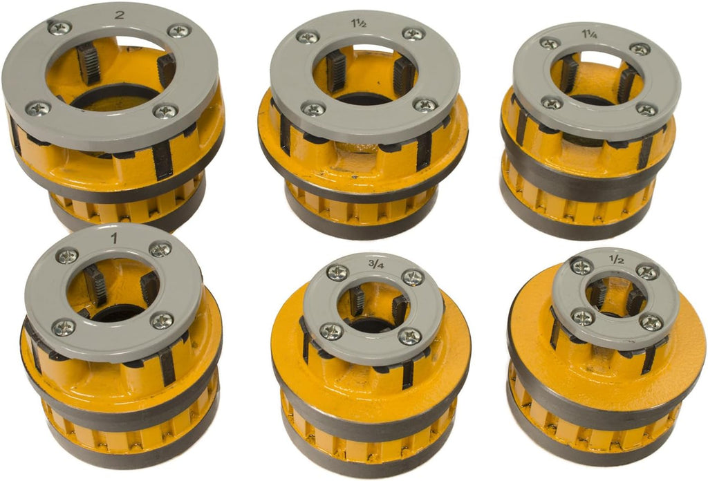 Steel Dragon Tools 12-R 1/2in. - 2in. Manual Ratchet Threader Set compatible with RIDGID 700 41935 12R 36475