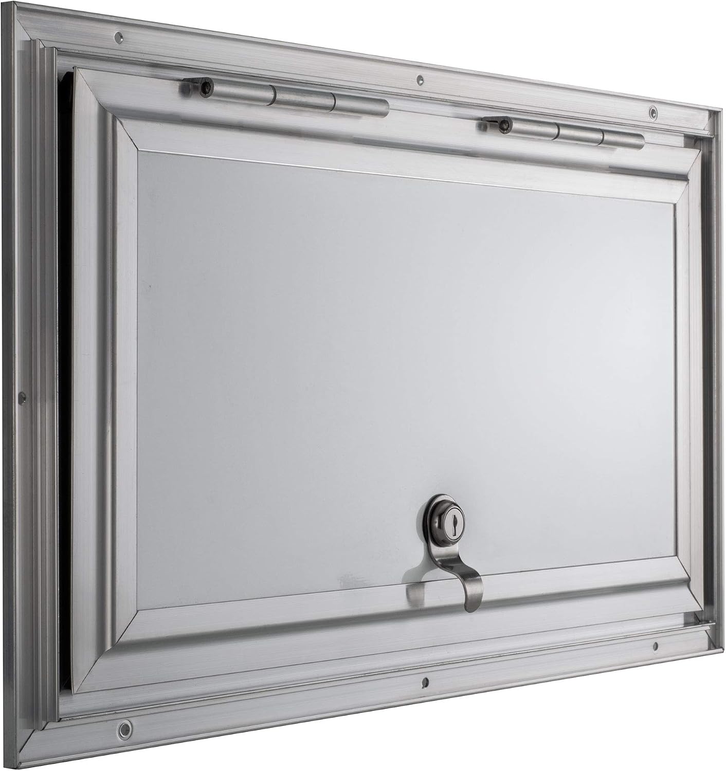 RecPro Square RV Baggage Door | Compartment Storage | RV Storage | Trailer Storage | Camper Storage (16' W x 12' H) | Made in America