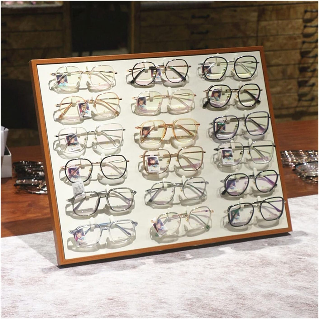 Eyeglass Displays 12/16/18 Piece Sunglass Eyewear Eye Wear Display Tray Case Stand Sunglasses Storage Organizer Eyeglasses Display Case Eyewear Storage Display Risers(C)
