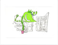 Little Shop of Horrors Junior Monster from Marvel Original Production Animation Cel 1991 b5592
