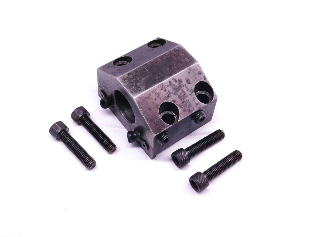 1 1/2 ID Boring BAR Lathe Turret Tool Holder Block 45mm X 80mm Bolt Hole Pattern - DM0797BY4